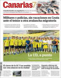 Portada de Canarias 7 (Espa&ntilde;a)