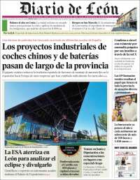 Portada de Diario de León (Espa&ntilde;a)