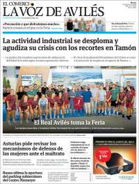 Portada de El Comercio - Avilés (Espa&ntilde;a)