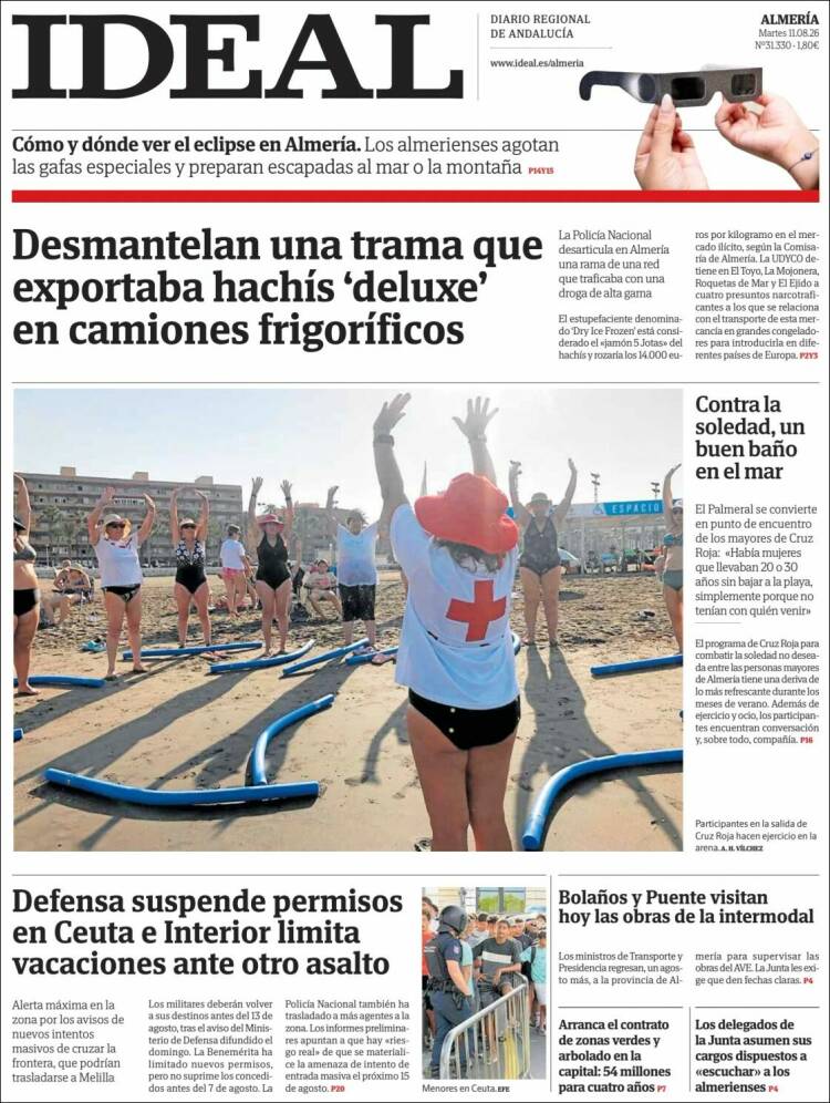 Portada de Ideal Almeria (Espa&ntilde;a)