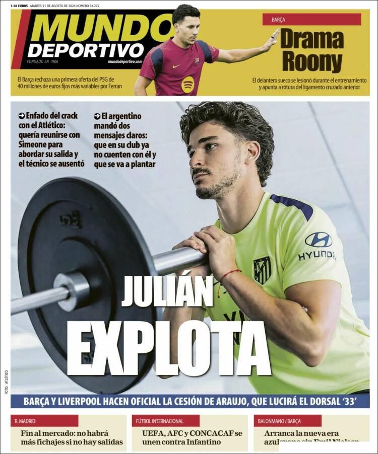 Portada de El Mundo Deportivo (Espa&ntilde;a)