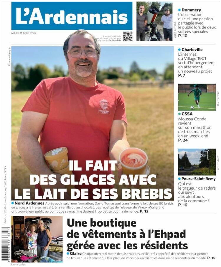 Portada de L'Ardenais (Francia)
