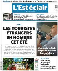 Portada de L'Est Eclair (Francia)