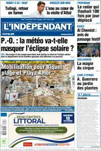 Portada de Le Indépendant (Francia)