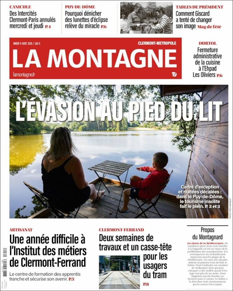 Portada de La Montagne (Francia)