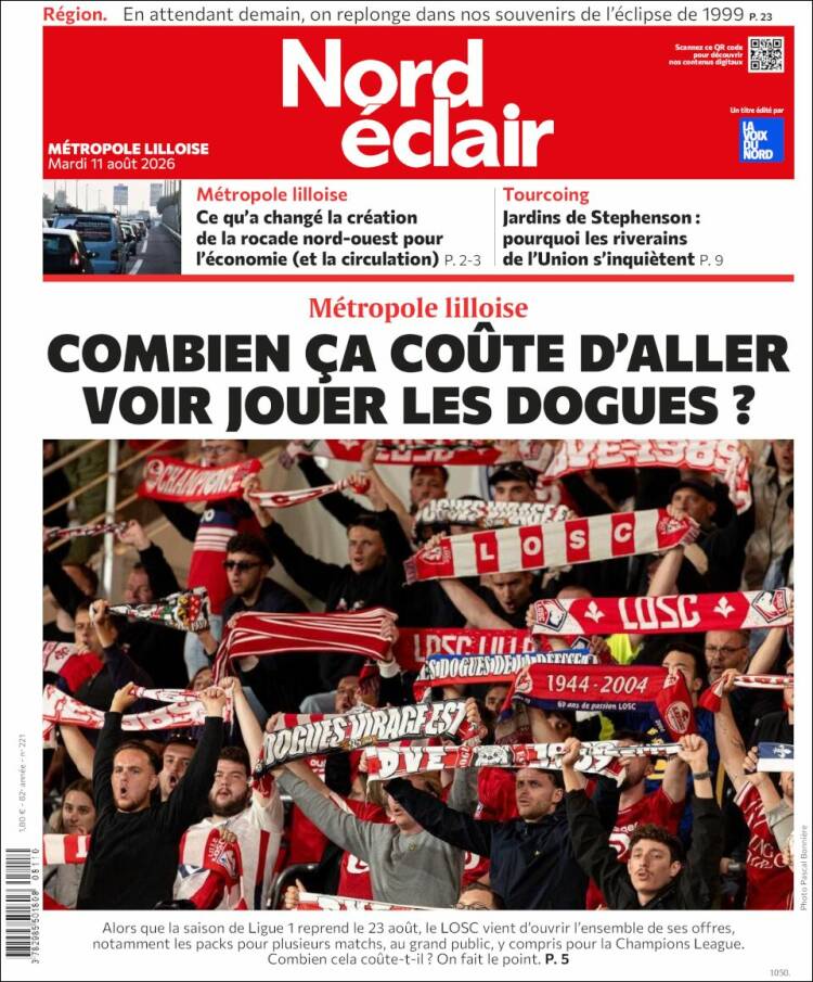 Portada de Nord Éclair (Francia)