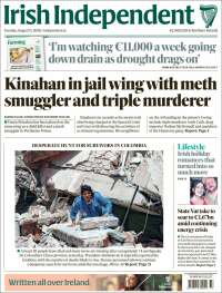 Portada de Irish Independent (Irlanda)