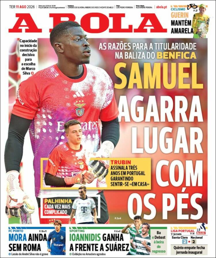 Portada de A Bola (Portugal)