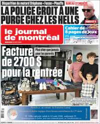 Portada de Le Journal de Montréal (Canad&aacute;)