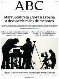 Portada de ABC (Espa&ntilde;a)