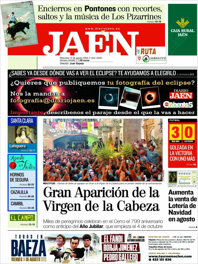 Portada de Diario Jaén (Espa&ntilde;a)