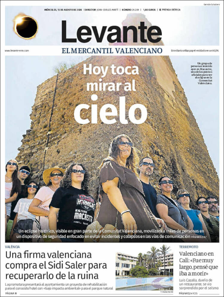 Portada de Levante (Espa&ntilde;a)