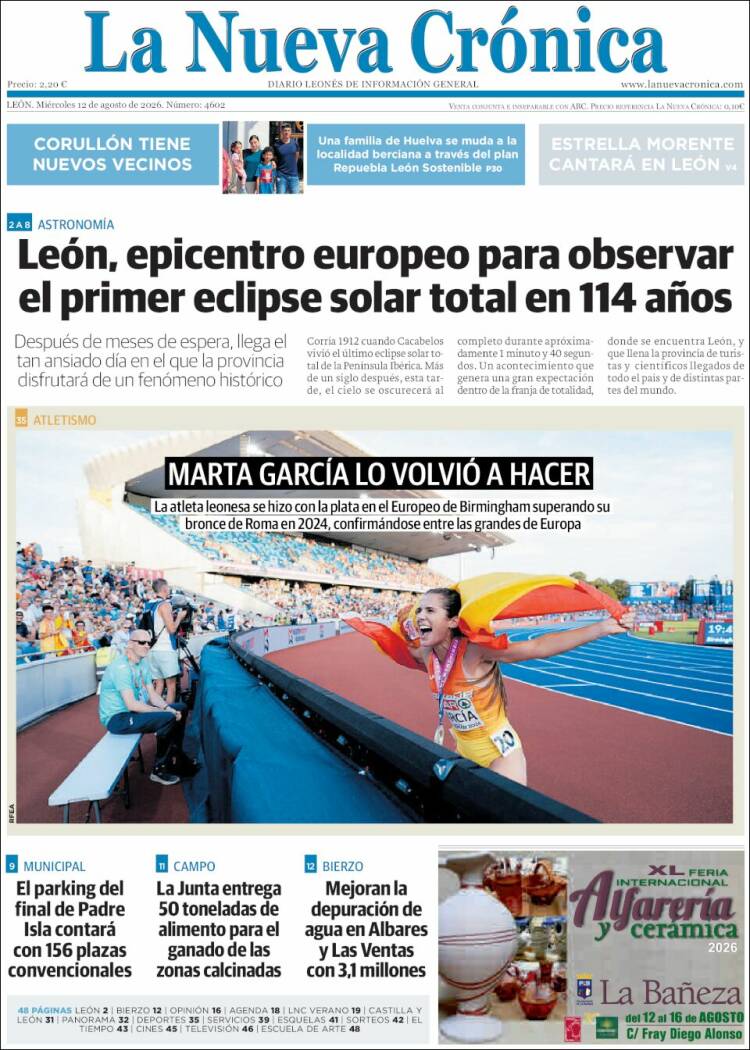 Portada de La Nueva Crónica (Espa&ntilde;a)