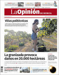 Portada de La Opinión de Murcia (Espa&ntilde;a)