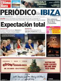Portada de Periódico de Ibiza (Espagne)