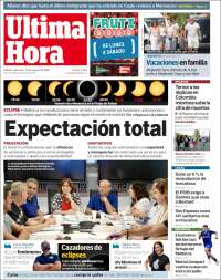 Portada de Última Hora (Espa&ntilde;a)