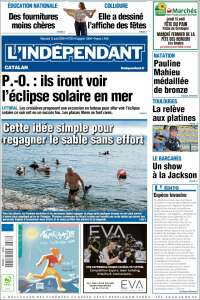 Portada de Le Indépendant (Francia)
