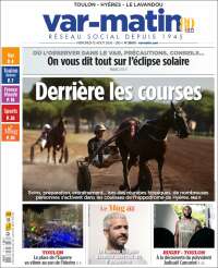 Portada de Var-Matin (Francia)