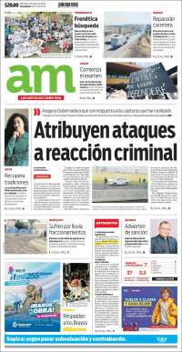 Portada de Al Día A.M. (M&eacute;xico)