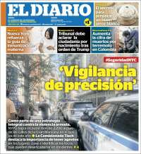 Portada de El Diario NY (USA)