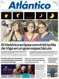 Portada de Atlántico Diario (Espa&ntilde;a)