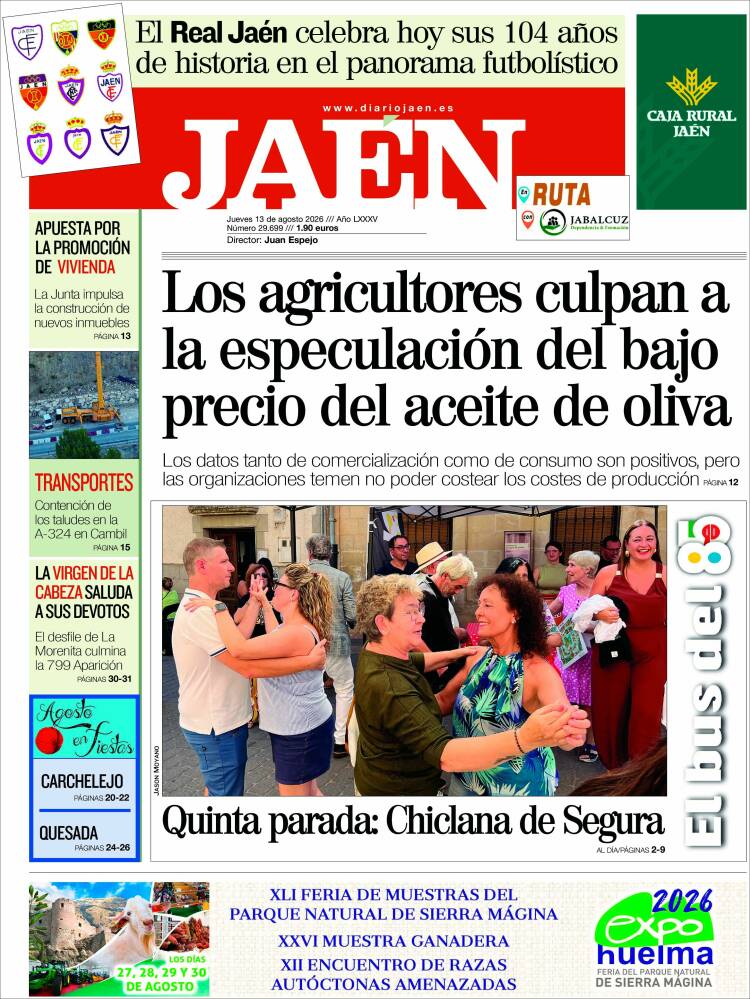 Portada de Diario Jaén (Espa&ntilde;a)