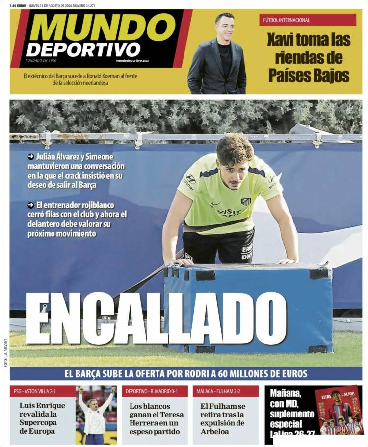 Portada de El Mundo Deportivo (Espa&ntilde;a)