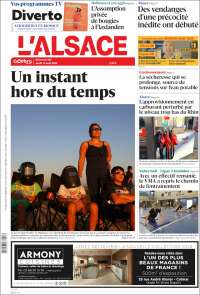 Portada de Journal L'Alsace (France)