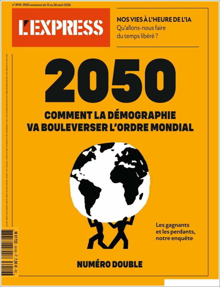 Portada de L'Express (Francia)