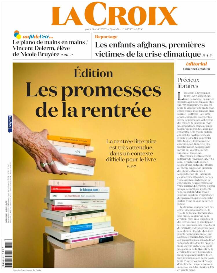 Portada de La Croix (Francia)