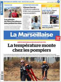 Portada de La Marseillaise (Francia)