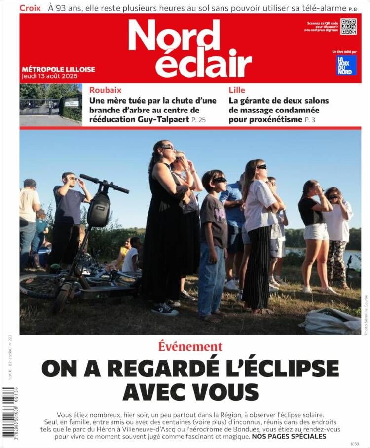 Portada de Nord Éclair (Francia)