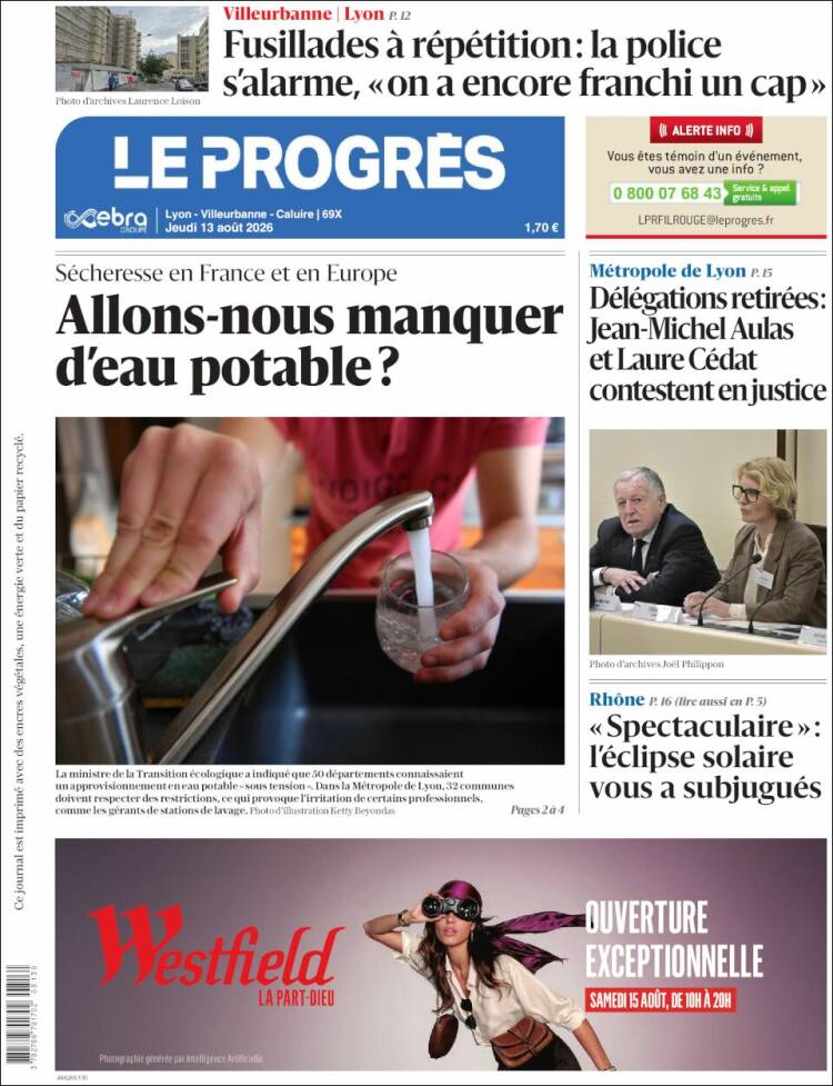 Portada de Progres de Fecamp (Francia)