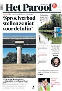 Portada de Het Parool (Pa&iacute;ses Bajos)
