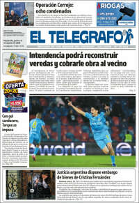 Portada de El Telégrafo (Uruguay)