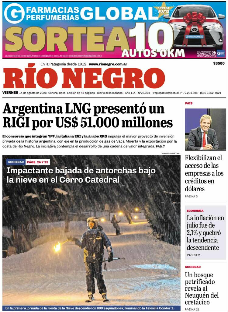 Portada de Rio Negro (Argentina)