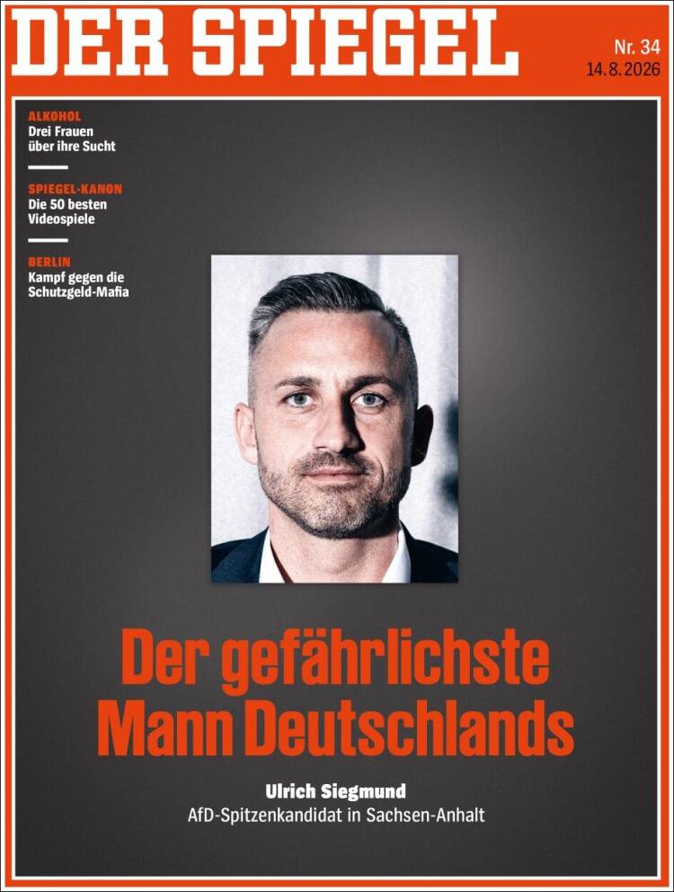 Portada de Der Spiegel (Alemania)
