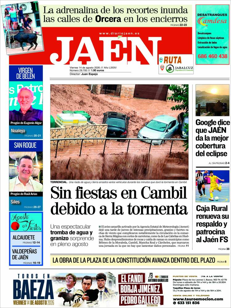 Portada de Diario Jaén (Espa&ntilde;a)