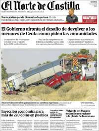 Portada de Norte de Castilla - Segovia (Espa&ntilde;a)