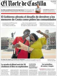 Portada de Norte de Castilla - Valladolid (Espa&ntilde;a)