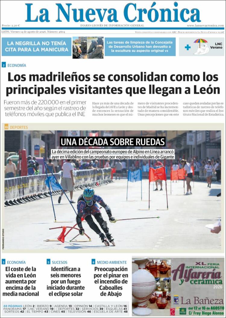 Portada de La Nueva Crónica (Espa&ntilde;a)