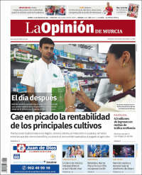 Portada de La Opinión de Murcia (Espa&ntilde;a)