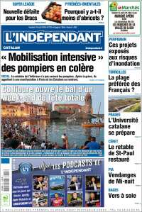 Portada de Le Indépendant (Francia)
