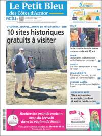 Portada de Le Petit Bleu (Francia)