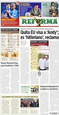 Portada de Reforma (Mexique)