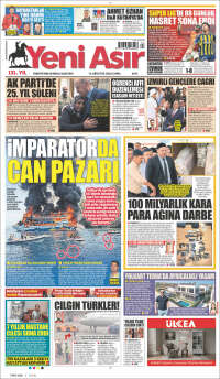 Portada de Yeni Asır (Turqu&iacute;a)