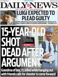 Portada de Daily News - New York (USA)