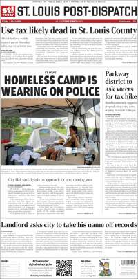 Portada de St. Louis Post-Dispatch (USA)