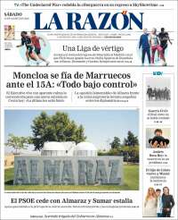 Portada de La Razón (Espa&ntilde;a)
