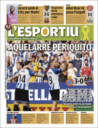 Portada de L'Esportiu (Espa&ntilde;a)